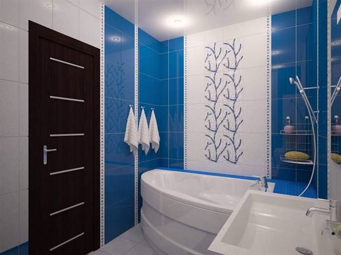 Дизайн укладання плитки у ванній +75 фото прикладів і способів